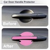 RATCHROLL 1 Set Universal Door Handle Sticker Anti-Scratches 83x90mm Auto