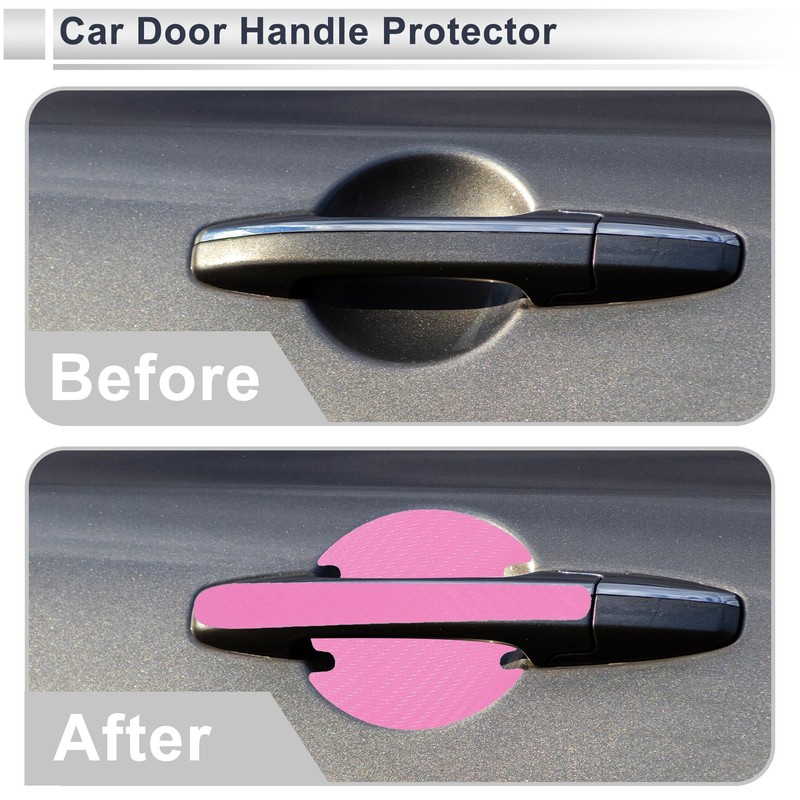 RATCHROLL 1 Set Universal Door Handle Sticker Anti-Scratches 83x90mm Auto