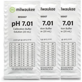 Milwaukee pH Tester Calibration/Buffer 7.01 Solution - Lot of 3