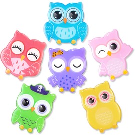MORCART 6PCS Cute Owl Magnets for Fridge, Animal Magnets for Refrigerator Kitchen Office Classroom Lockers Teacher Students Whiteboards