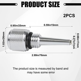 Hbxdeco 55201 Magnetic Oil Dipstick for Inverter Generators, Aluminum Generator Magnetic Oil Dipstick with O Ring, Generator Magnetic Oil Dipstick Replacement, Generator Accessories