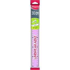 Maped 245610 Unbreakable Ruler, 30cm