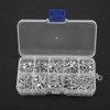 450pcs M2.5 Flat Head Aluminium Rivets Flat Head Solid Rivet