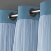 TOWN & COUNTRY LUXE Talia Double Layer Indoor Curtains, Sheer