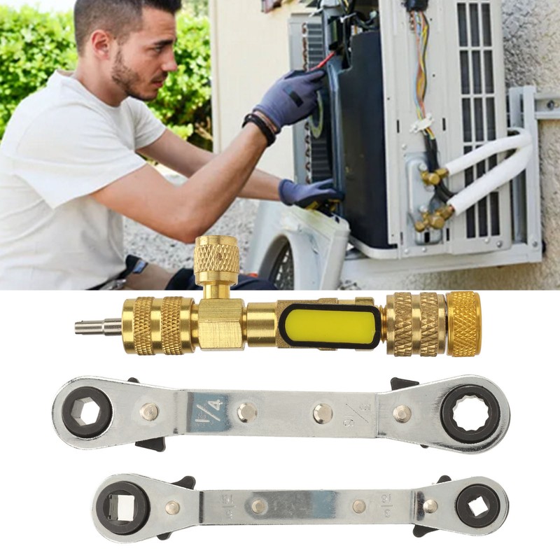AC Valve Core Remover Multifunctional Air Conditioning Valve Core Remover