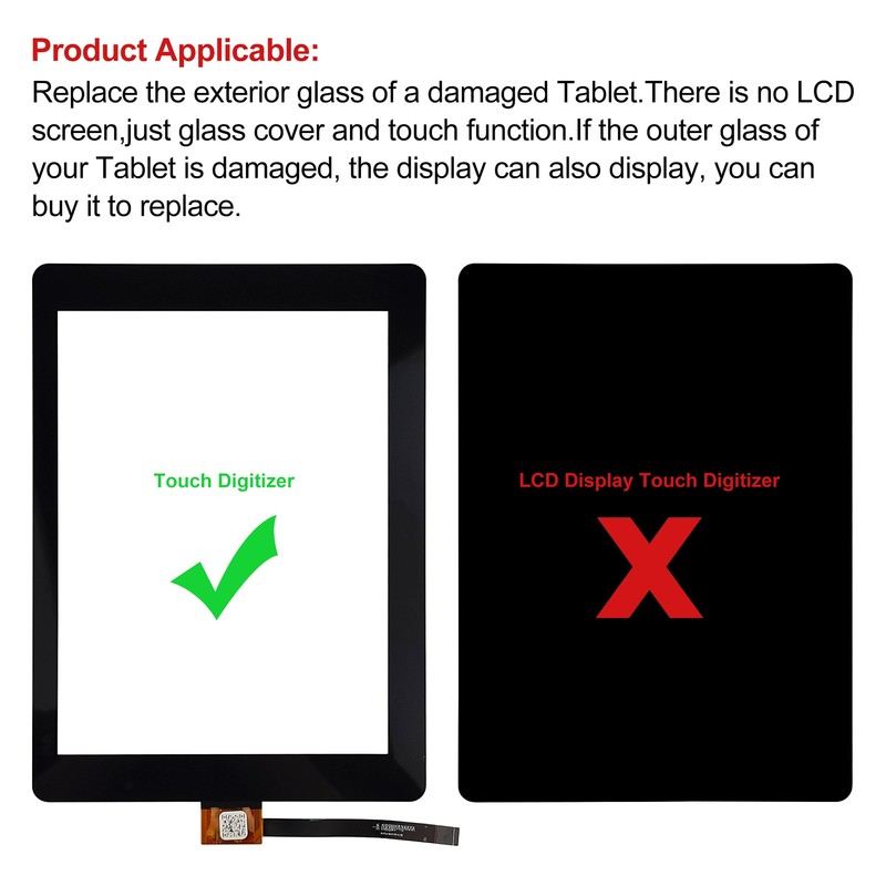 SWARK New Touch Screen Glass Digitizer Replacement Compatible with Autel