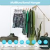 Skirt Hangers with Clips, 5 Tier Pants Skirt Hangers Space