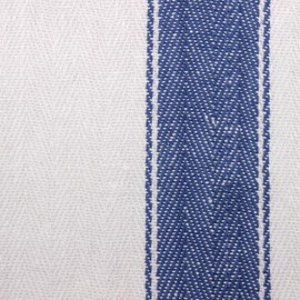 Vogue Heavy Thick and Absorbent Blue Tea Towel Cloth | White and Blue | Polycotton | Size: 762(W) x 508(D)mm / 30 x 20 inch | E918