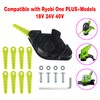 BOSHCHEN ACFHRL2 Polycarbonate Blades Trimmer Head Compatible with Ryobi 18V,