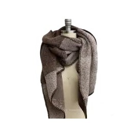 Ultra Soft Multi-Colored Scarf (Brown)