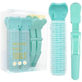 KANPRINCESS Volumizing Hair Clips Alligator Hair Clips Set,Hair Roller Clips for Effortless Curls That Last, Root Clips for Fluffy and Instant Hair Volume,Alligator Clips for Hair Styling(4pcs Cyan)