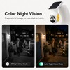 LinkSear 4G LTE Cellular Solar Security Camera Wireless Outdoor