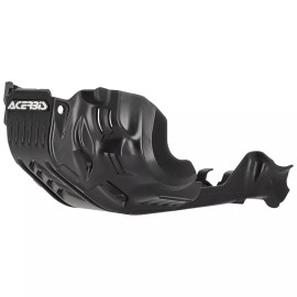 Acerbis Plastic Offroad Skid Plate w/ Linkage Guard Black For GASGAS SM 700 2022
