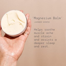 Magnesium Tallow Balm with Lavender, Natural Magnesium Topical Body Balm for Muscle Aches and Strains, Alternative to Magnesium Cream For Sleep and Relaxation, Unscented, 100g - Fierce Nature