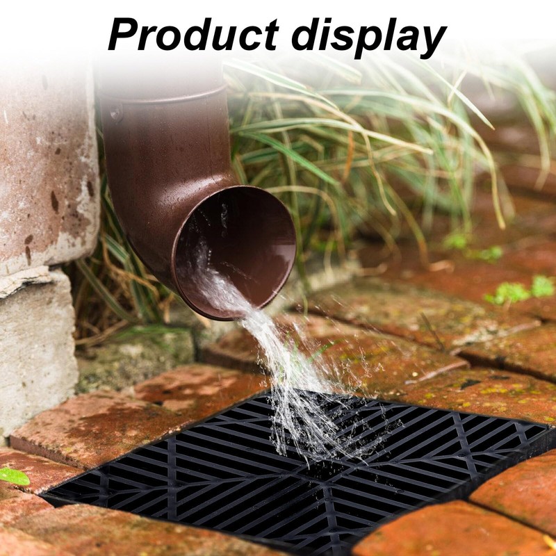 Rain Pipe Flap: Rainwater Collector Rain Sink Box with Plastic