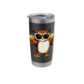 Owls Fitness Trainer Stainless Steel Insulated Tumbler