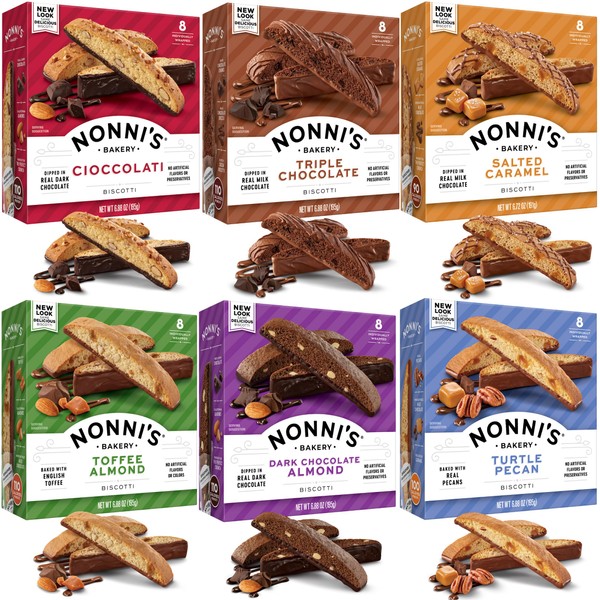 Nonni's Nonni's Italian Biscotti Variety Pack - 6 Assorted Flavors