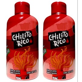 Paquete Chilito Rico Sandía - Chile en polvo sabor sandía - 140 g c/u - 2 botellines