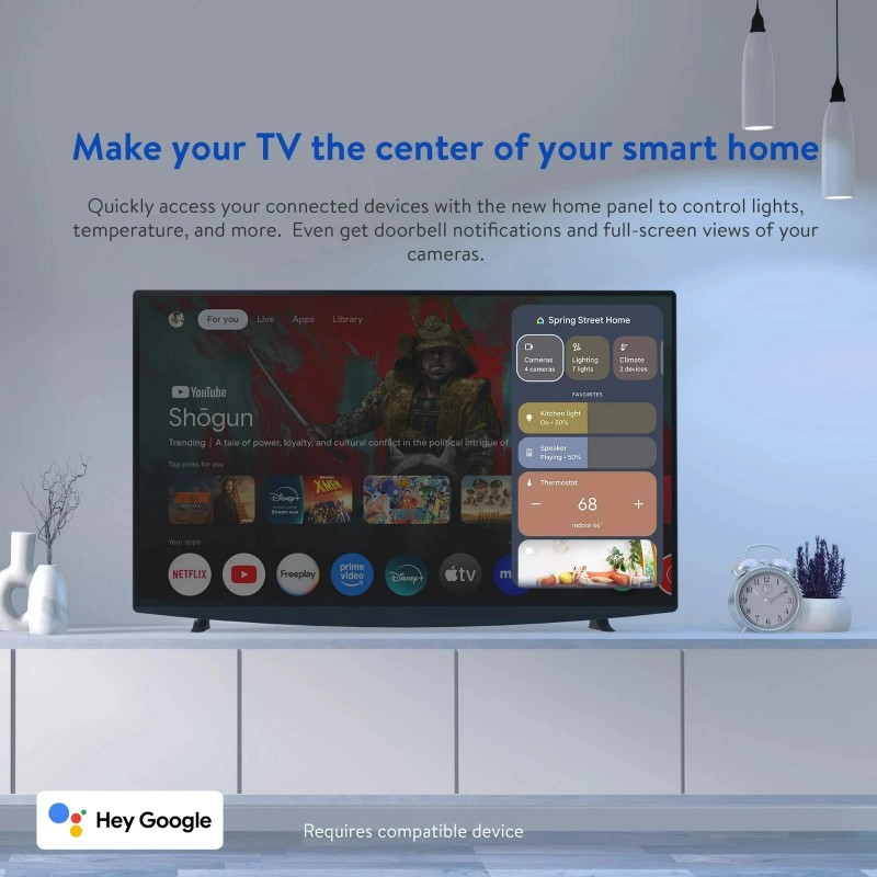 Google onn 4K Streaming Device, Google TV - Fast Streaming,