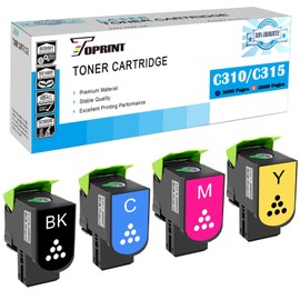 TOPRINT C310 C315 4 Colors Compatible Toner Cartridges 006R04356 006R04357 006R04358 006R04359 Black 3000 Pages, C M Y 2000 Pages for Xerox Laser Printer C310 C310dni C310dnim C315 C315dni C315dnim