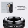 K&F Concept Lens Mount Adapter FD-NEX IV Manual Focus Compatible