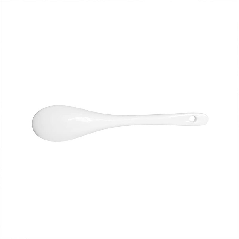 Albedel 6 pcs Porcelain Egg Spoons Ceramic Spoons 5 inch