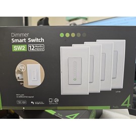 shenzhen 4 Pack Smart Home 2.4GHz WiFI Dimmer Light Switch-Alexa, Google Home Compatible