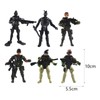 Dickly 6Pcs Action Figures Special Forces Army Men Figurines Collectible