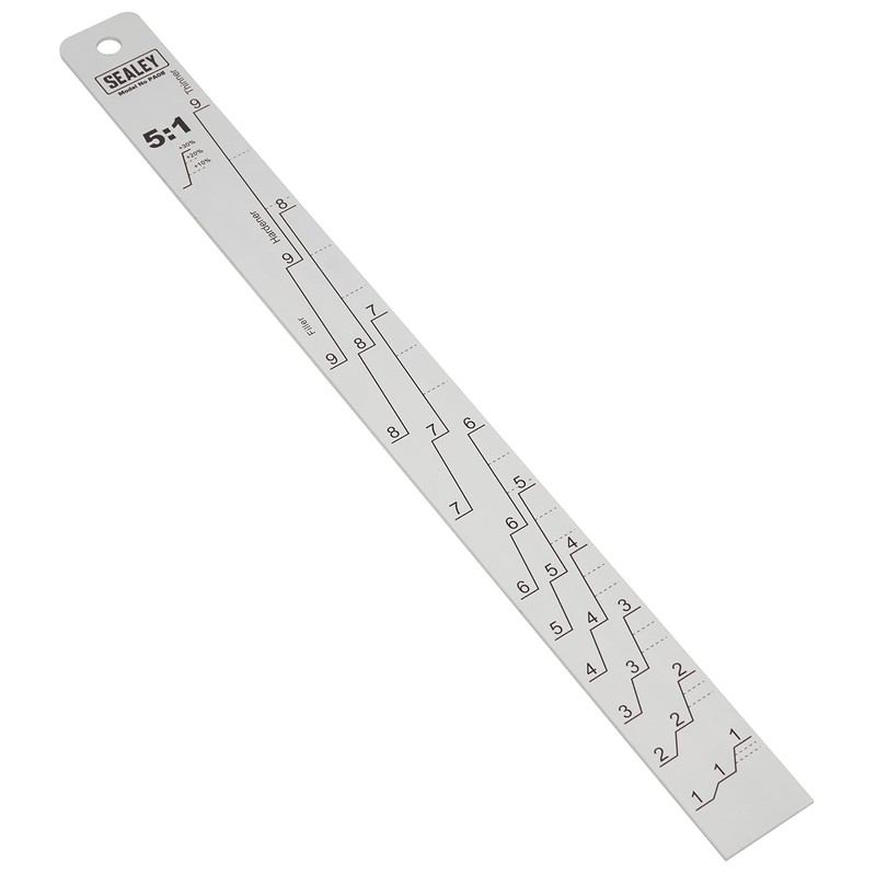 Sealey Paint Measuring Stick, Aluminium, 5:1/5:3 - PA08