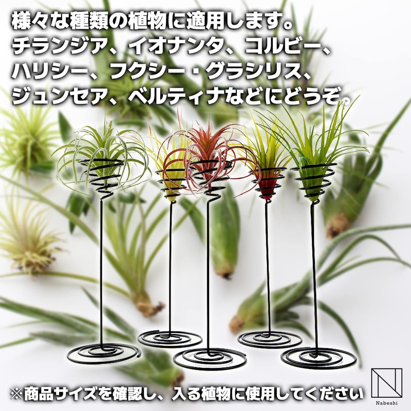 NABESHI Air Plant Folder, Air Plants, Stand, Air Plants, House