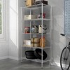 Furniture of America Upland 5 Tier Metal Shelving Units &