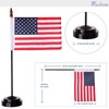 Wuliim Premiun USA Desk Flag Set - 4 x 6