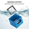 Rechargeable Mini Ashtray with Lid, Detachable Ash tray with Lighter,