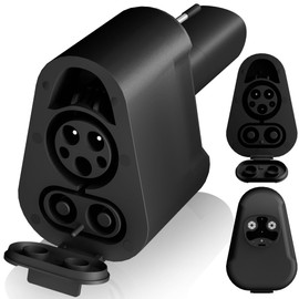 EVPEIWE CCS to Cybertruck Adapter, CCS1 & J1772 to NACS Adapter for Model 3/Y/S/X/CT, 250A DC/80A AC Fast Charging Compatible with Level 1 & 2 & 3 EV Charging Station