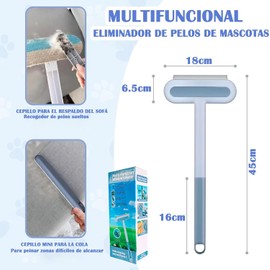 faresoldi Quita Pelos de Mascotas, Cepillo Reutilizable para Pelos de Perro y Gato, Herramienta Multifuncional para Eliminar Pelusas, Suave con Sofás, Alfombras, Ropa y Ropa de Cama