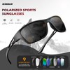 HENGOSEN Sports Sunglasses for Men 3 Pack Polarized Sunglasses Men