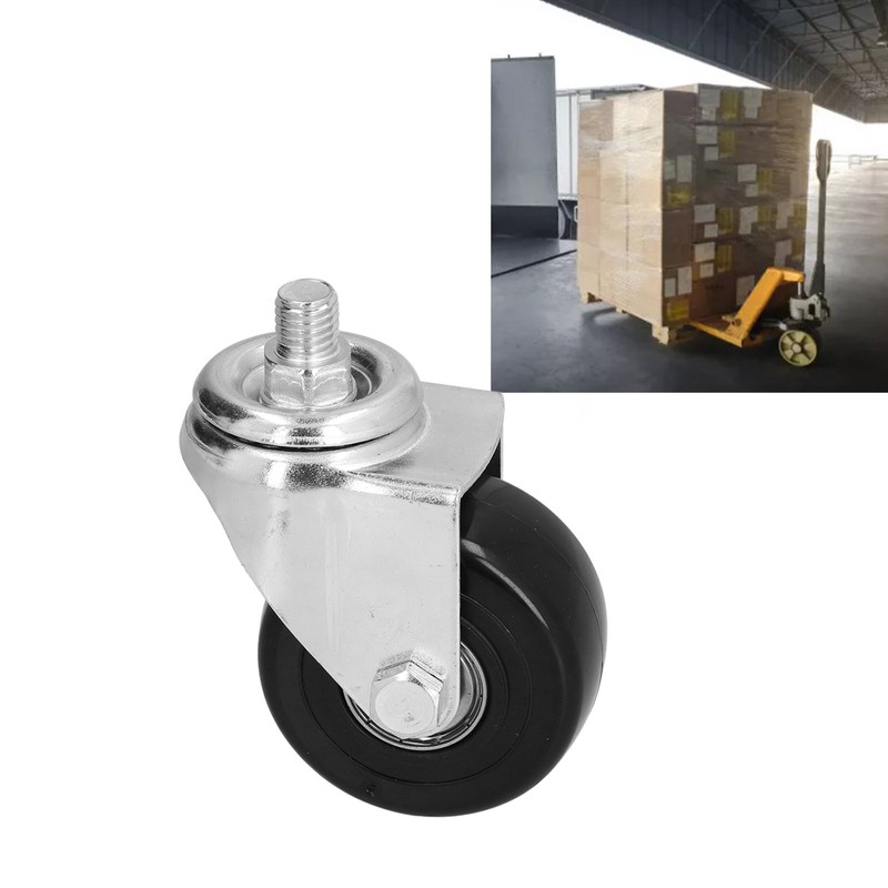 Stem Casters 65mm/2.6in 360° Rotation Low Noise Furniture Movable Mounting