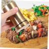 Ipetboom 2Pcs Reusable Spice Bottles Salt Pepper with Design for