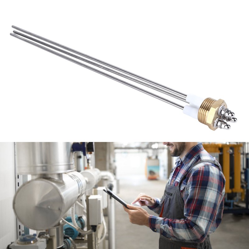 Water Level Electrode Probe 2 Pin PTFE Insulation Brass Stainless