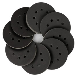STEBRUAM Orbital Sanding Disc, 125mm Sanding Disc 80PCS Silicon Carbide Sandpaper Dry Wet Waterproof Sanding Grinder for Polishing Metal Automotive 320/400/600/800/1000/1200/1500/2000 Grit