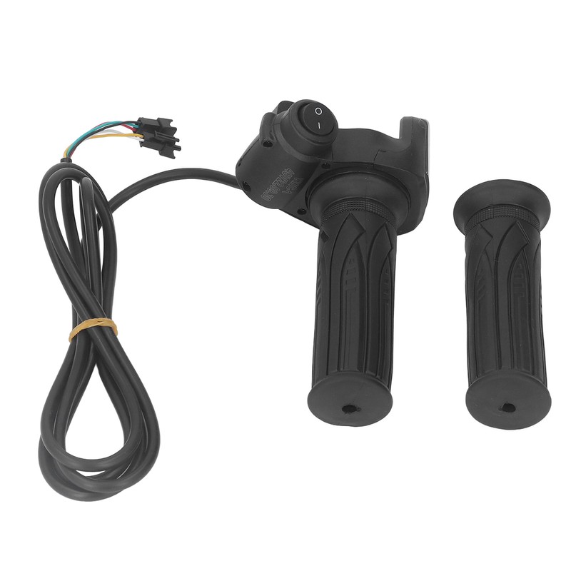 1 Pair Electric Bike Throttle Grip Rubber Twist Throttle Grips