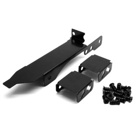 Biaungdo 3 Slots Dual Fan Mount Rack PCI Slot Bracket for 8cm/9cm/12cm Fans Computer Radiator Holder Fans Mount Rack Graphics Card Bracket for Video Card DIY(1 Pack)