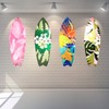 8 Pcs 9 1/2" x 28" Surfboards Cut out Cardboard