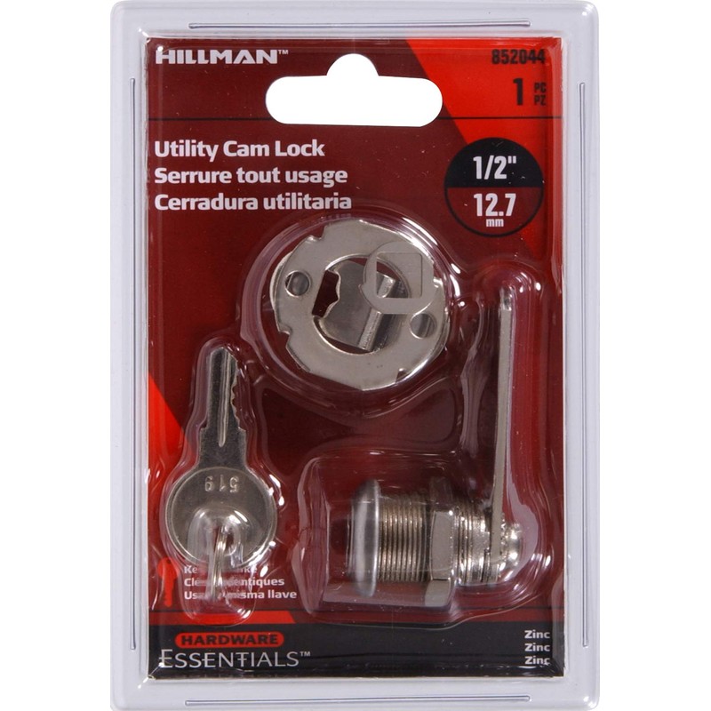 Hardware Essentials 852044 Keyed Door and Utility Cam Door Locks