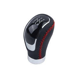 BONRYAN Universal Gear Lever 5 Speed Car Gear Lever Adapter with 3 Adapters 8 mm 10 mm 12 mm for Most Cars Trucks SUV MPV Red