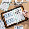 100 Envelopes Money Saving Challenge Binder, Money Saving Binder with