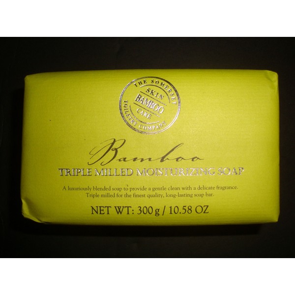 New Somerset Toiletry Made in Portugal 10.58oz 300g Luxury Bath Bar Soap Bamboo
