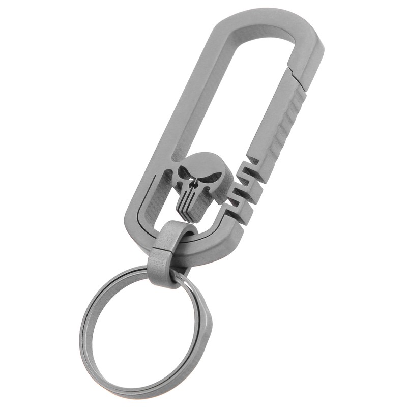 Titanium Alloy Keychain Men's Waist Belt Buckle Outdoor Carabiner Hanging