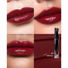 TIMEPHORIA POLVO ESTELAR TINTA LABIAL - Lip Stain de Larga Duración, Resistente Al Agua Y A Prueba De Transferencia, Efecto Brilloso, Labial Líquido L