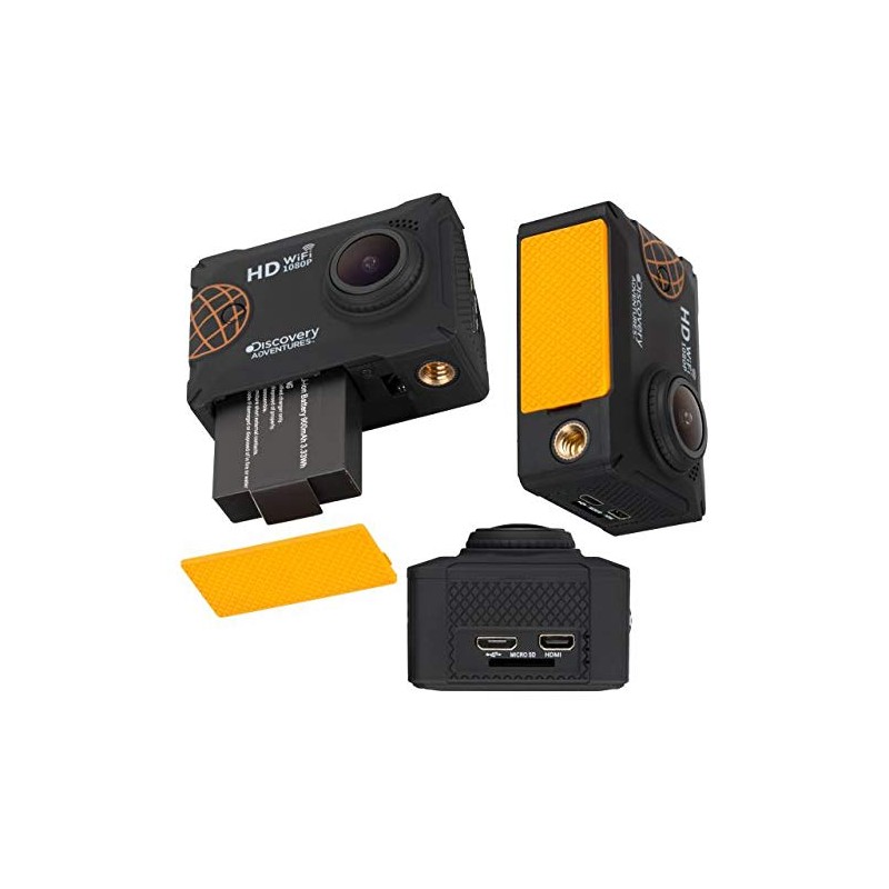 Discovery Expedition Waterproof Camera 12MP FHD 1080P WiFi Black